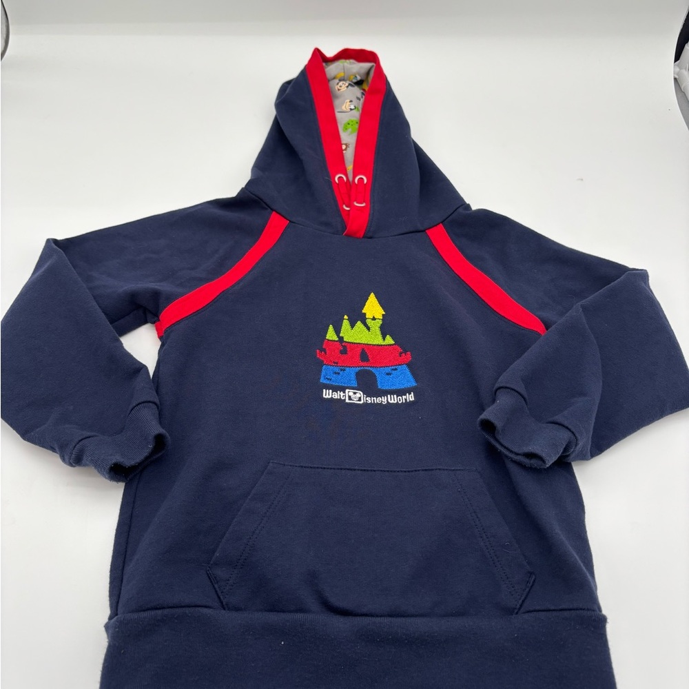 Disney World‎ Pluto Pullover Hoodie Embroidered Mickey Mouse Parks Kids Xs 4/5